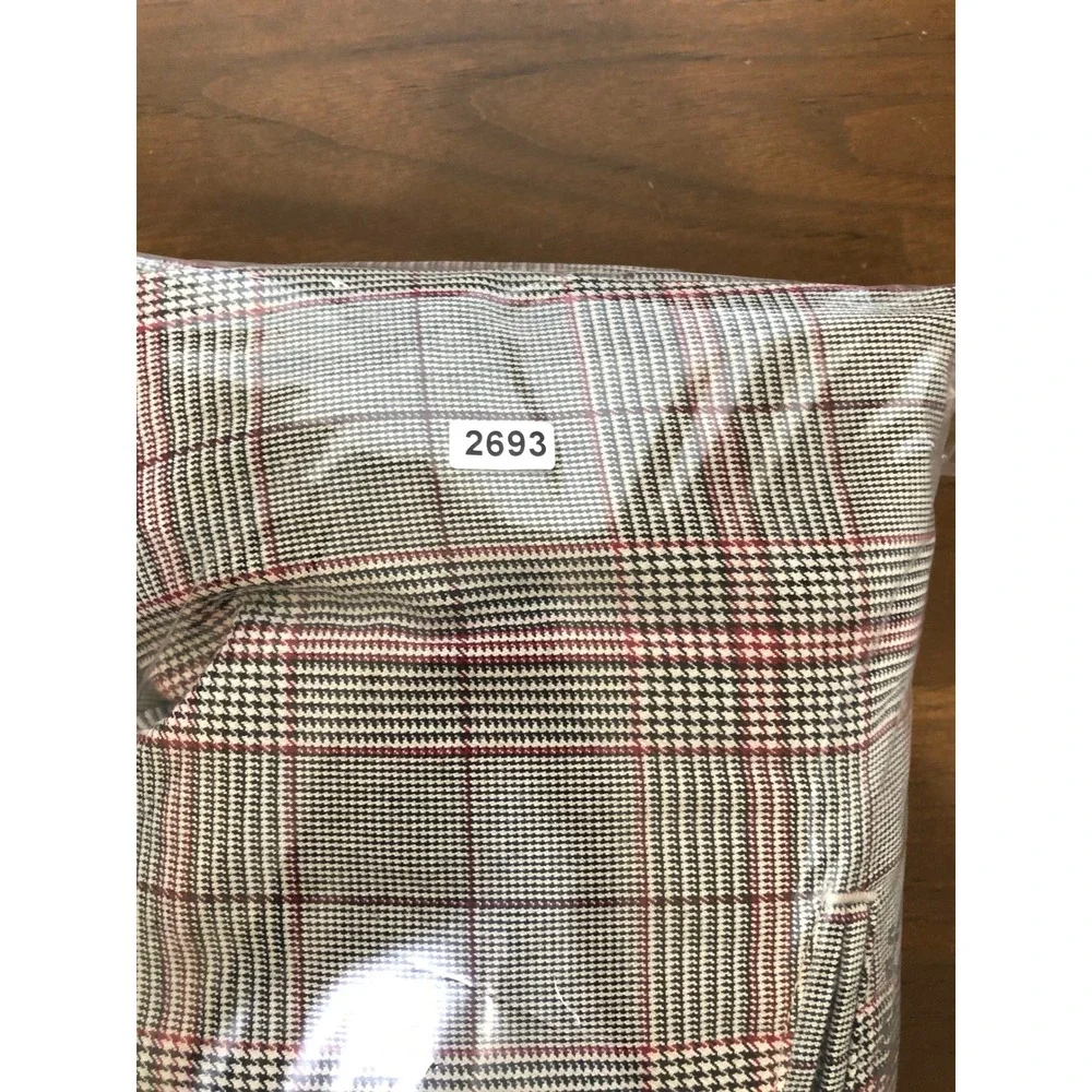Y2K G-Star Raw Pants Men 36x30 (Tag 34x32) Multicolor Glen Plaid Distressed